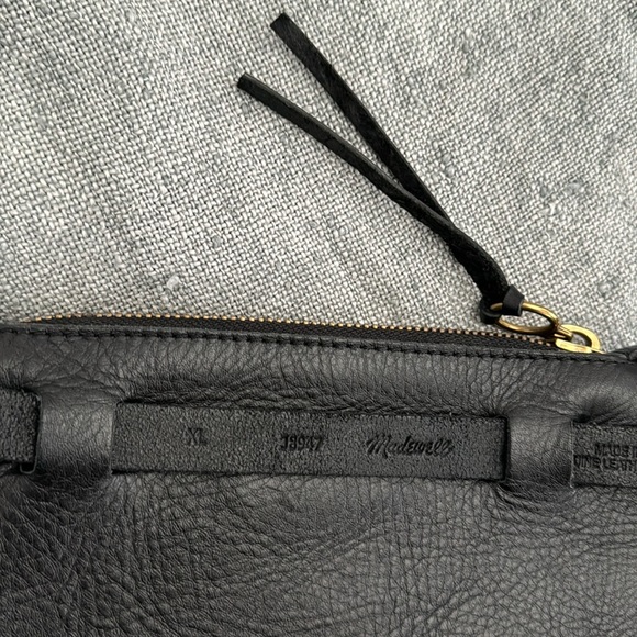 Madewell Small Black Leather Waist / Belt Bag - Picture 6 of 13